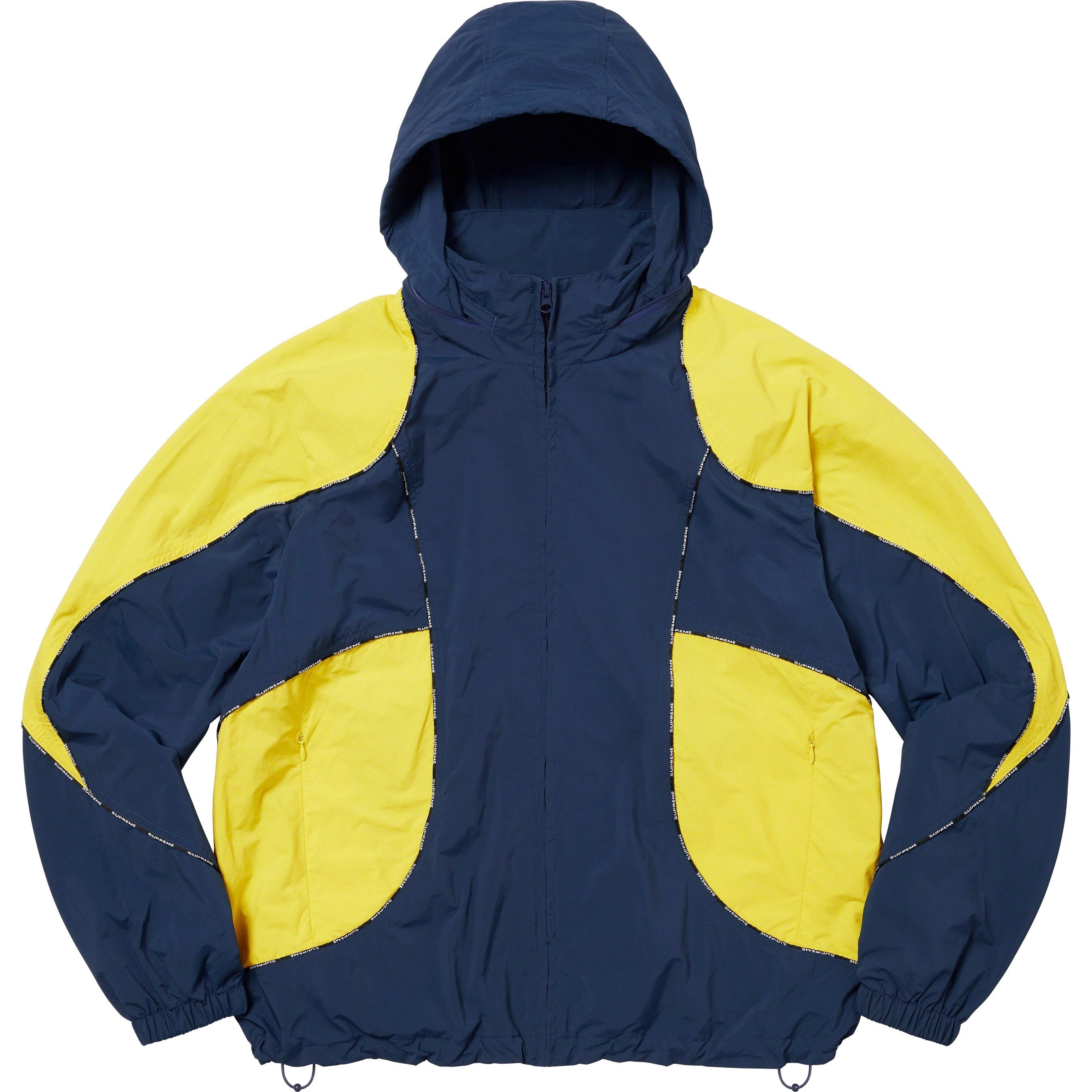 Logo Piping Hooded Track Jacket view 22